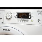 The Hotpoint Ultima SUTCD97B6GM Tumble Dryer in polar white is