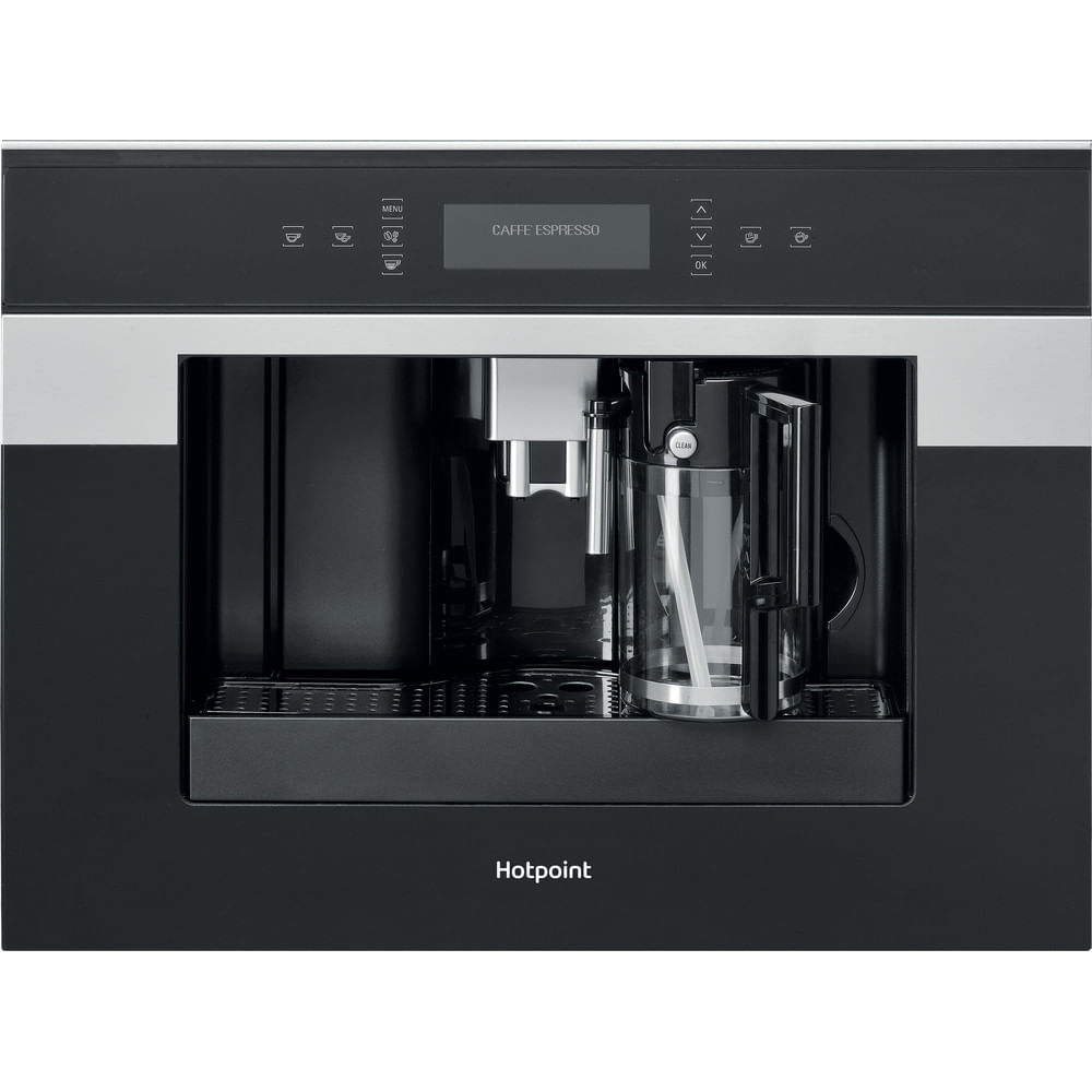 Hotpoint HD Line CMHPCGX0 Compact Espresso Machine in black 
