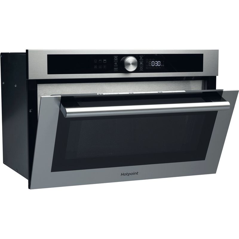 Hotpoint Microwave Built-in MD 454 IX H Stainless steel Electronic 31 MW+Grill function 1000 Perspective