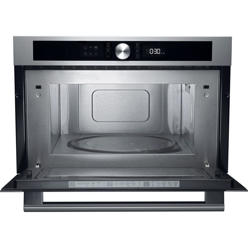 Hotpoint-Microwave-Built-in-MD-454-IX-H-Stainless-steel-Electronic-31-MW-Grill-function-1000-Frontal-open