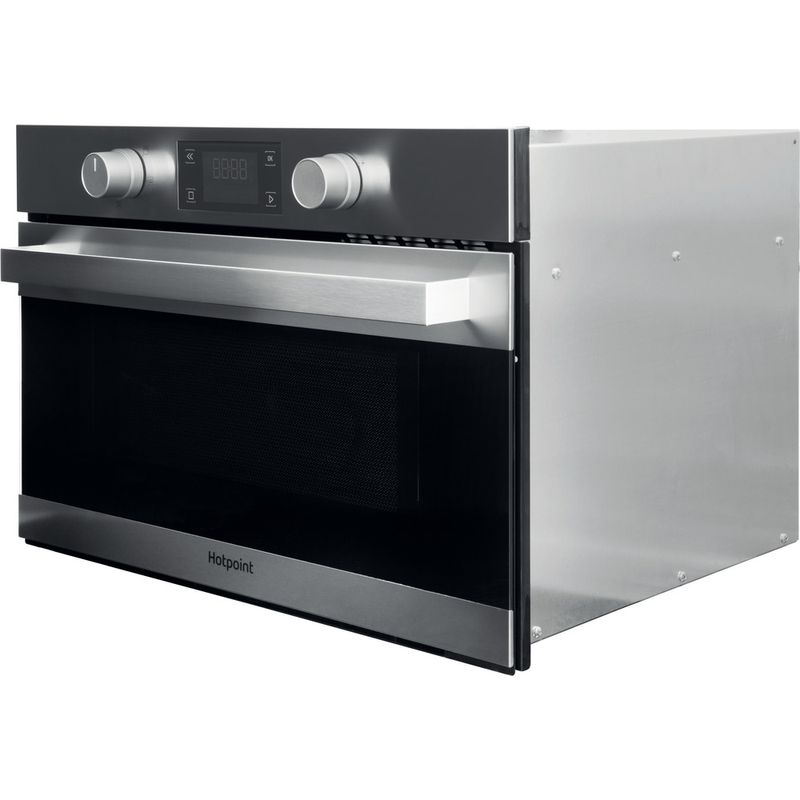 Hotpoint Microwave Built-in MD 344 IX H Stainless steel Electronic 31 MW+Grill function 1000 Perspective