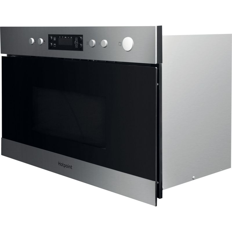 Hotpoint Microwave Built-in MN 314 IX H Stainless steel Electronic 22 MW+Grill function 750 Perspective