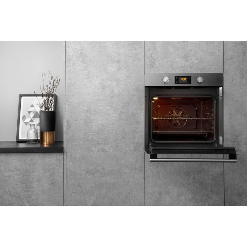 HOTPOINT - Forno Elettrico da Incasso Active Steam FA4S 844 P IX HA Capacità 71 L Multifunzione Ventilato Colore Acciaio Inox
