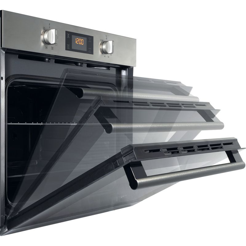 Hotpoint OVEN Built-in SA2 540 H IX Electric A Lifestyle perspective open