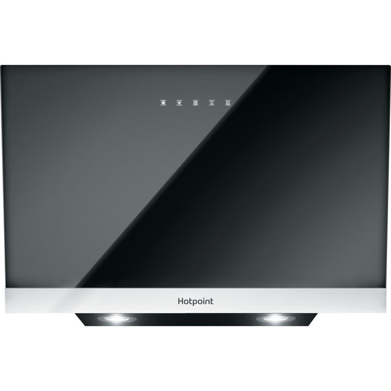 Hotpoint HOOD Built-in PHVP 8.7F LT K Black Wall-mounted Electronic Frontal