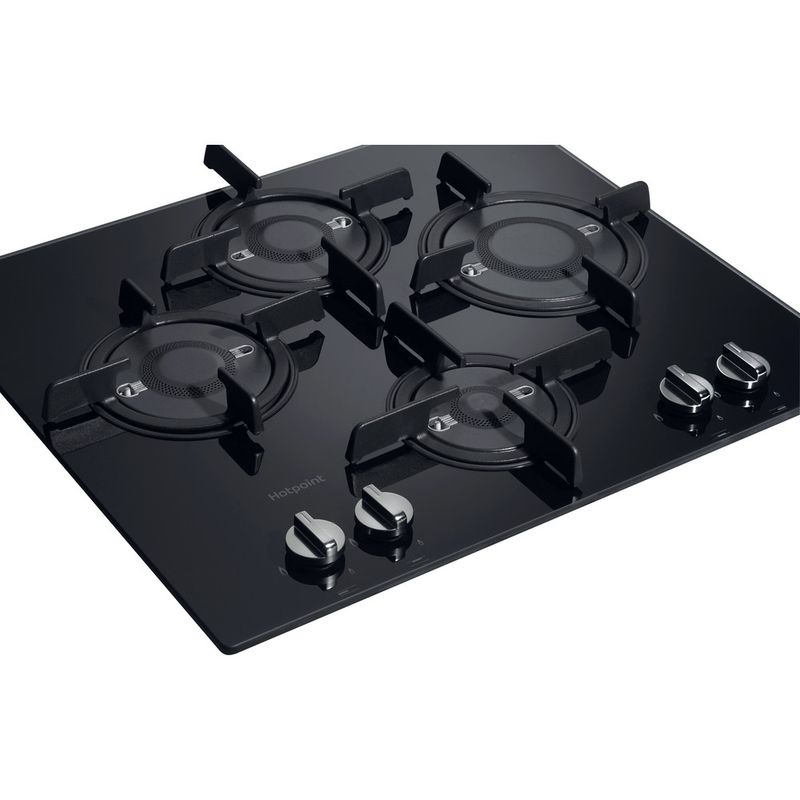 Hotpoint HOB FTGHG 641 D/H(BK) Black GAS Perspective