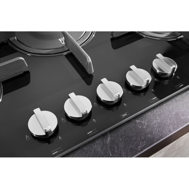 Hotpoint HOB FTGHG 751 D/H(BK) Black GAS Lifestyle control panel