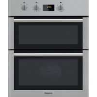 Hotpoint Class 4 Built-Under Electric Fan Double Oven - Stainless Steel - A Rated - DU4 541 IX