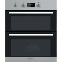 Hotpoint Class 2 Built-Under Electric Fan Double Oven - Stainless Steel - A Rated - DU2 540 IX