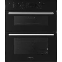 Hotpoint Class 2 Built-Under Electric Fan Double Oven - Black - A Rated - DU2 540 BL