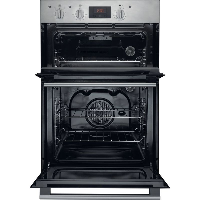 Hotpoint Double oven DD2 540 IX Inox A Frontal open