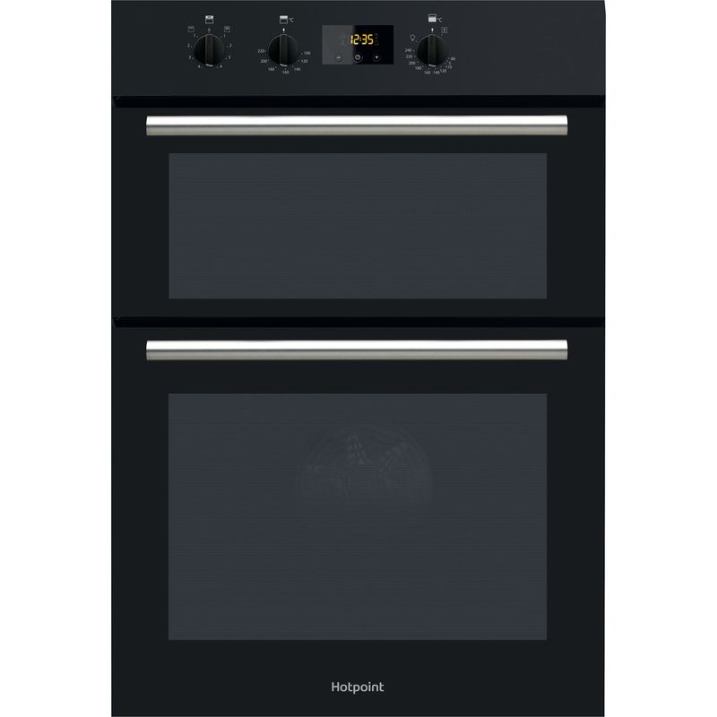 Hotpoint Double oven DD2 540 BL Black A Frontal