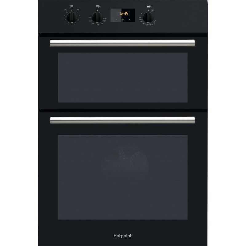 Hotpoint-Double-oven-DD2-540-BL-Black-A-Frontal