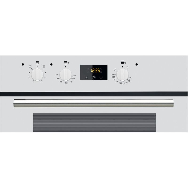 Hotpoint-Double-oven-DD2-540-WH-White-A-Control-panel