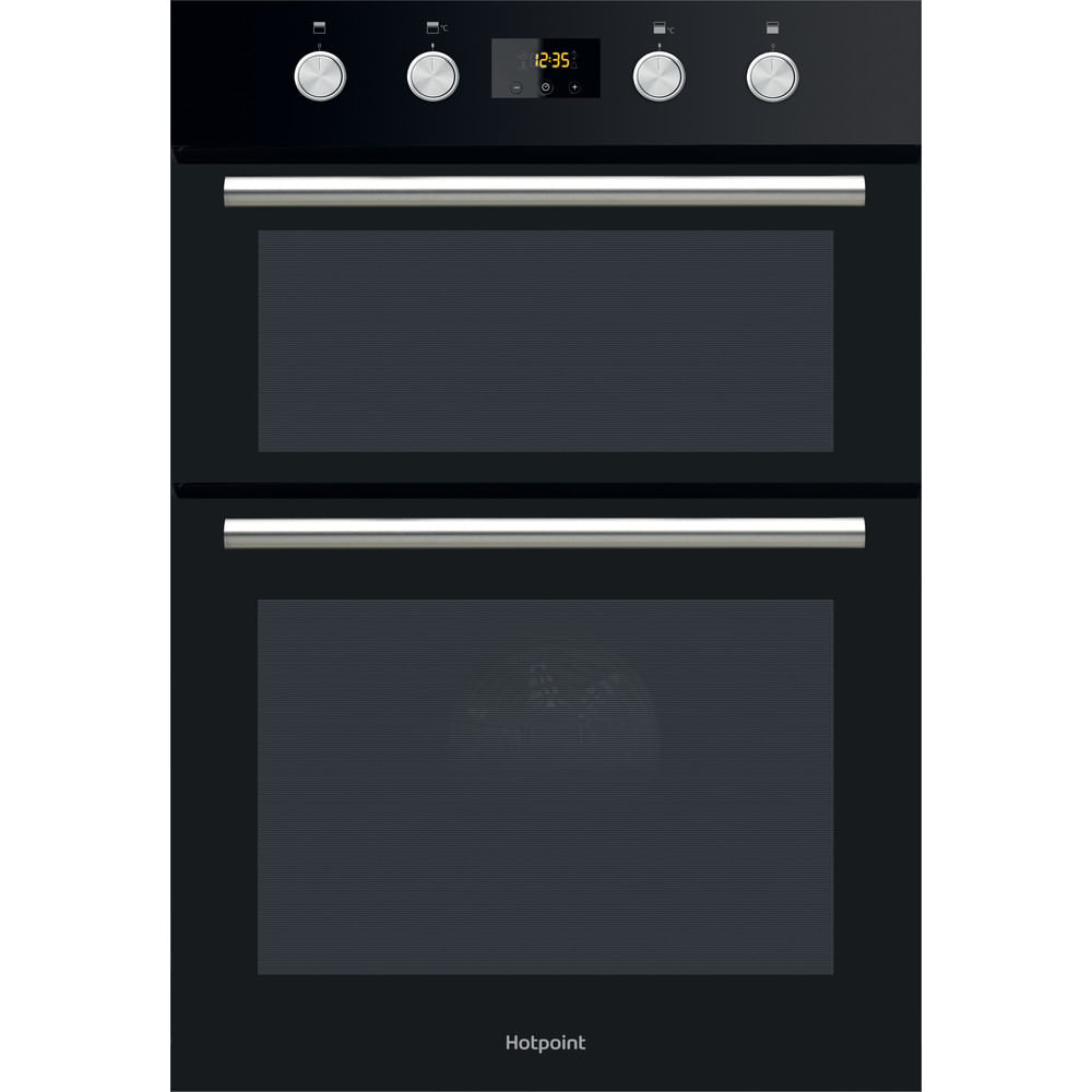 Hotpoint Class 2 Built-in Electric Fan Double Oven - Black