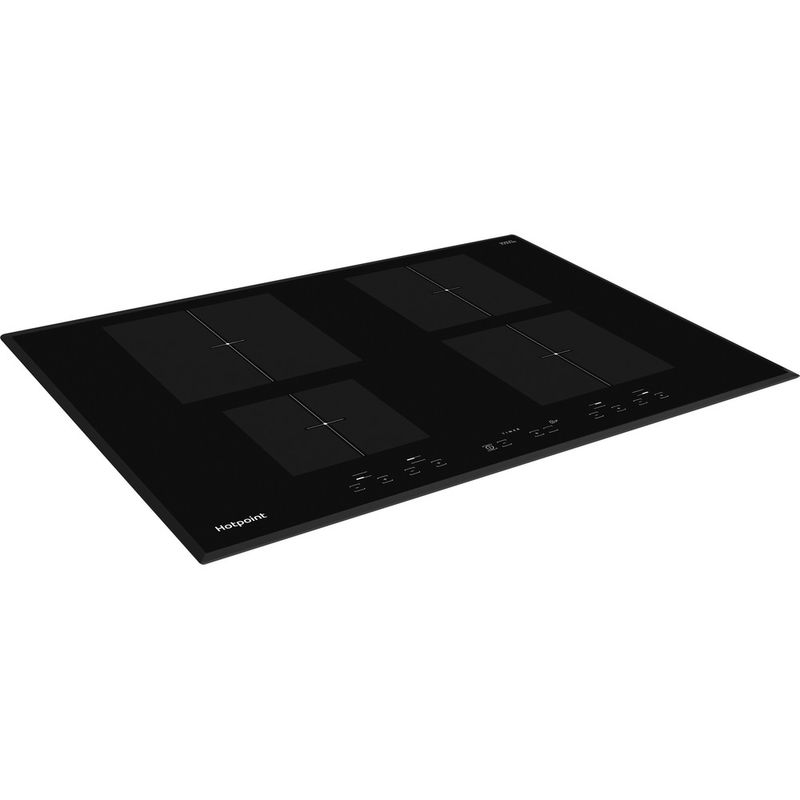 Hotpoint-HOB-CID-740-B-Black-Induction-vitroceramic-Perspective