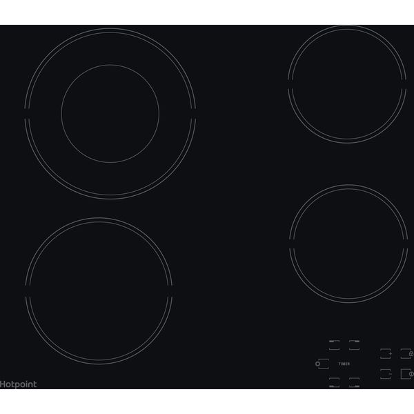 Hotpoint-HOB-HR-612-C-H-Black-Radiant-vitroceramic-Frontal