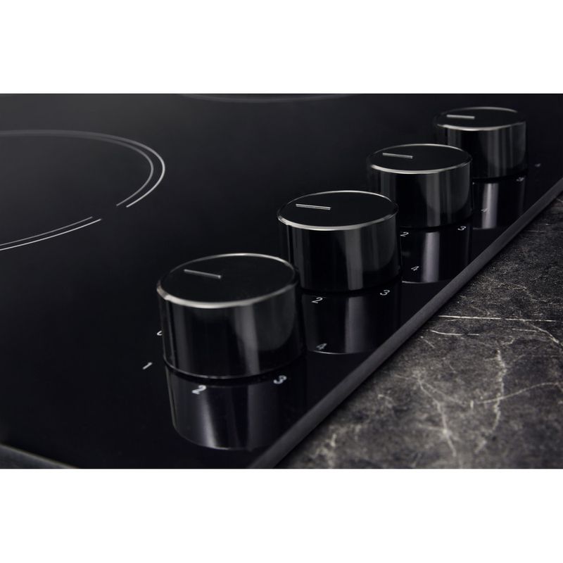 Hotpoint HOB HR 619 C H Black Radiant vitroceramic Control panel