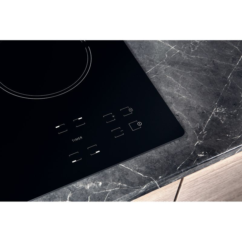 Hotpoint HOB HR 651 C H Black Radiant vitroceramic Lifestyle control panel