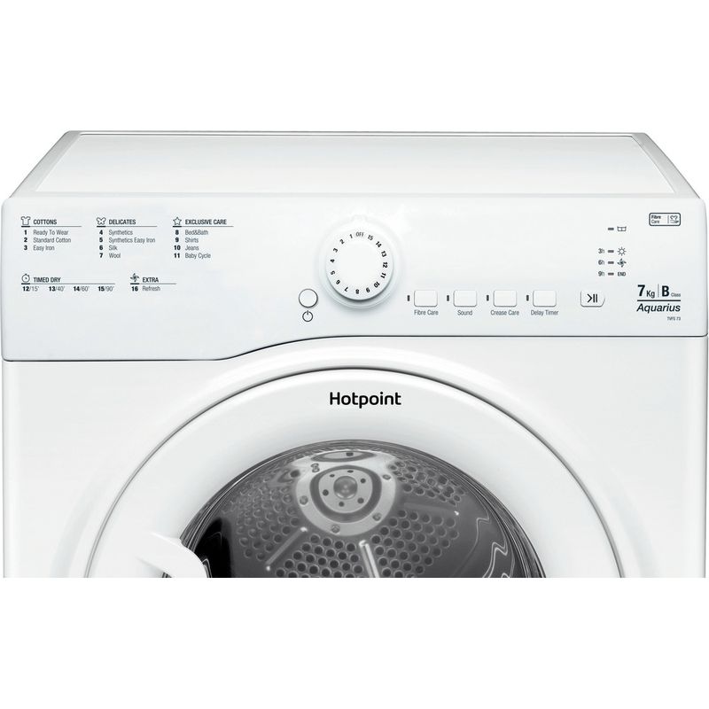 Hotpoint-Dryer-TVFS-73B-GP.9-UK-White-Control-panel