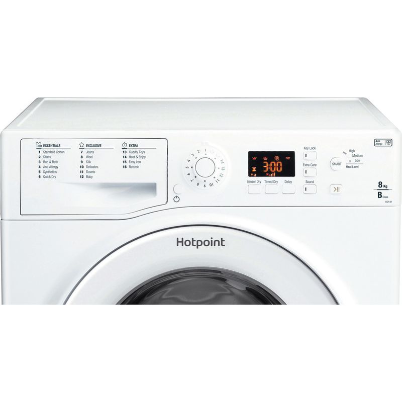 Hotpoint-Dryer-ECF-87BP-UK-White-Control-panel