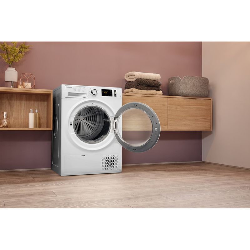 Hotpoint Dryer NT M11 92XB UK White Lifestyle perspective open