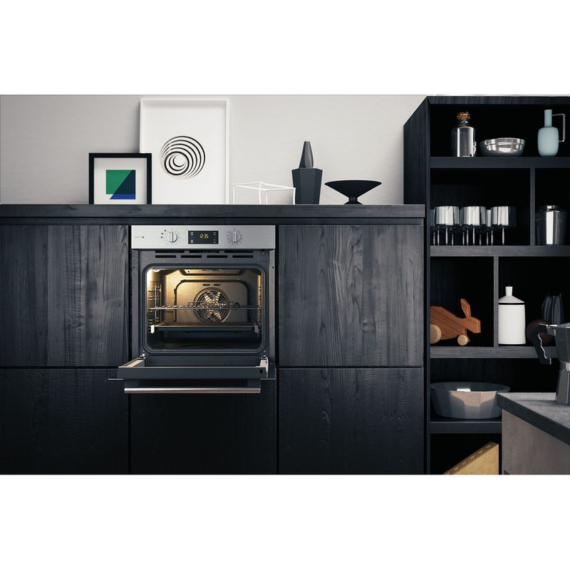 Hotpoint OVEN Built-in FA4S 544 IX H Electric A Lifestyle frontal open