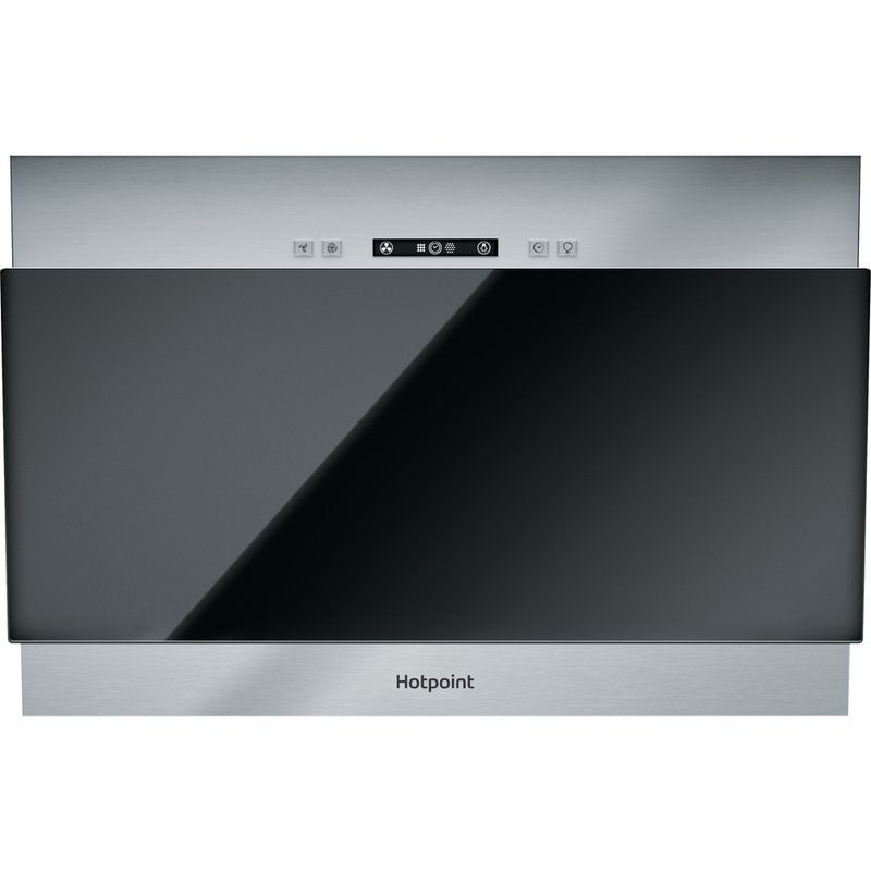 Hotpoint HOOD Built-in PHVP 6.4F AL K/1 Black Wall-mounted Electronic Frontal