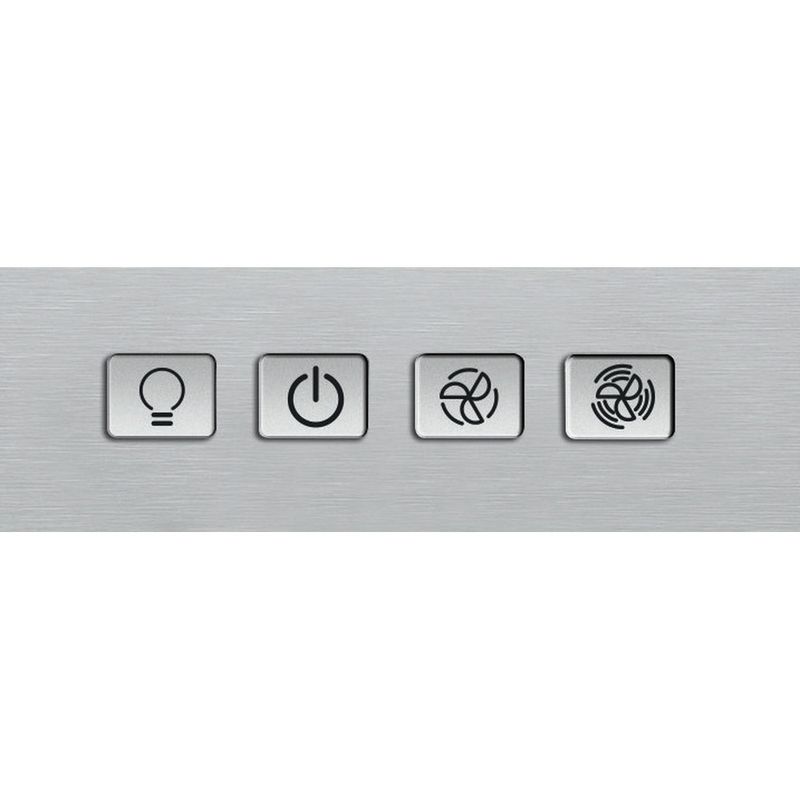 Hotpoint HOOD Built-in PHGC6.4 FLMX Inox Wall-mounted Electronic Control panel