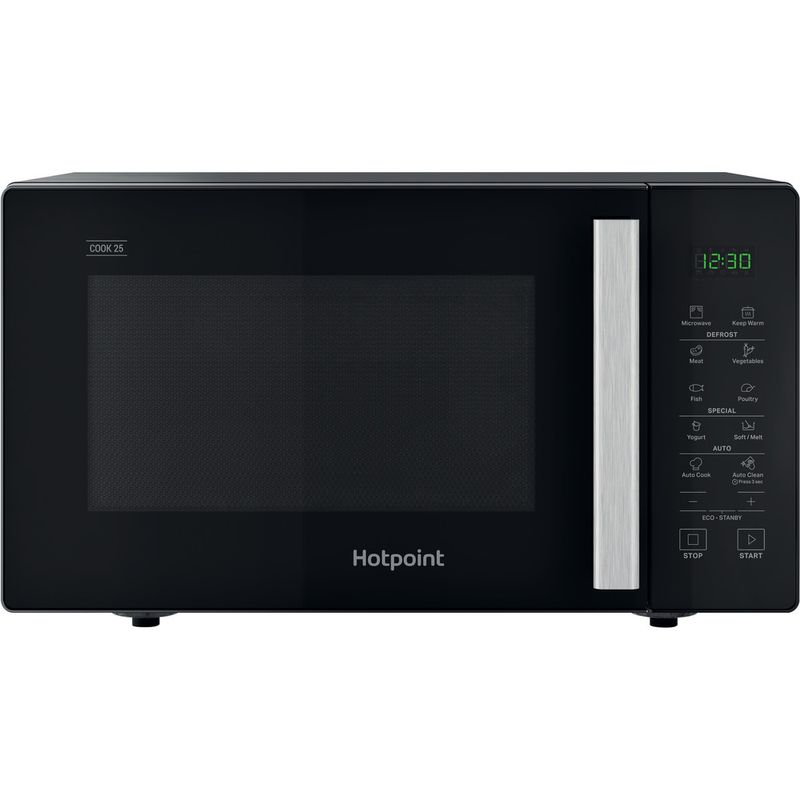 Hotpoint Microwave Freestanding MWH 251 B Black Electronic 25 Microwave only 900 Frontal