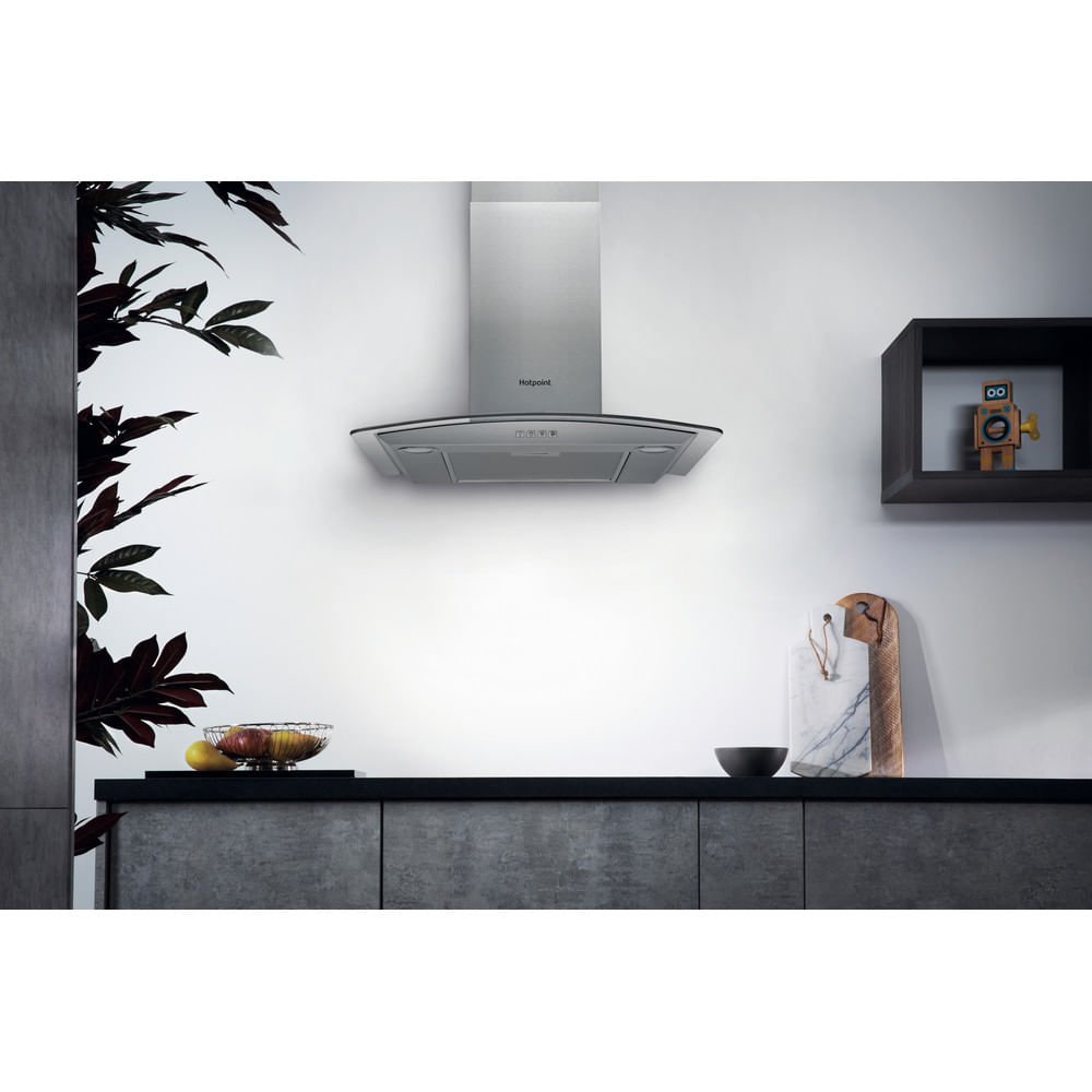 Cooker hood Hotpoint PHGC7.4FLMX - Hotpoint