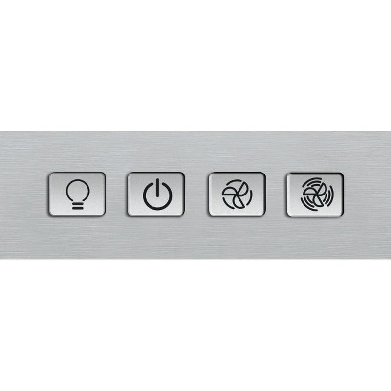 Hotpoint HOOD Built-in PHGC7.4FLMX Inox Wall-mounted Mechanical Control panel