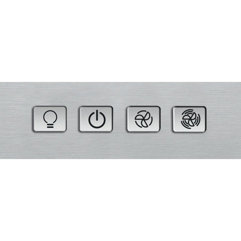 Hotpoint HOOD Built-in PHGC9.4FLMX Inox Wall-mounted Mechanical Control panel