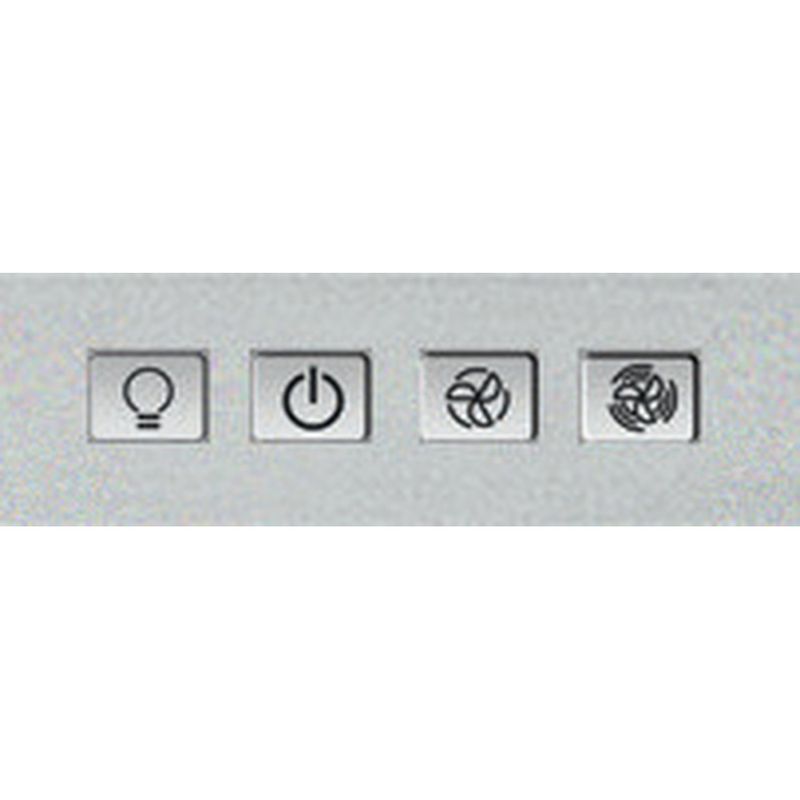 Hotpoint HOOD Built-in PHPN9.5FLMX Inox Wall-mounted Mechanical Control panel