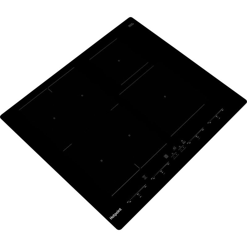 Hotpoint HOB ACO 654 NE Black Induction vitroceramic Perspective