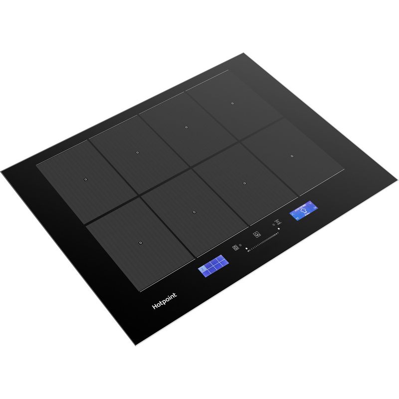 Hotpoint HOB ACP 778 C/BA Black Induction vitroceramic Perspective