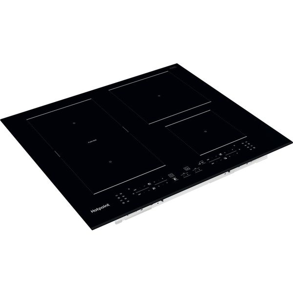 Hotpoint-HOB-TB-7960C-BF-Black-Induction-vitroceramic-Perspective