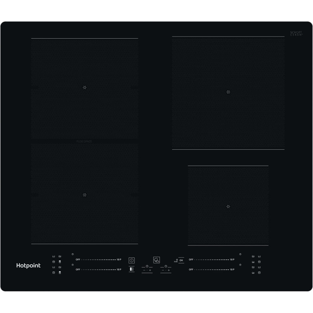 Hotpoint MyMenu Induction Hob - Black - 60cm