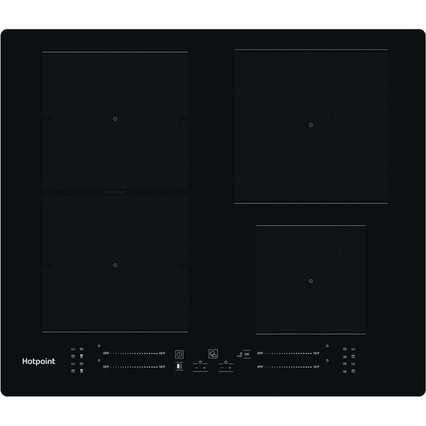 Hotpoint-HOB-TS-5760F-NE-Black-Induction-vitroceramic-Frontal