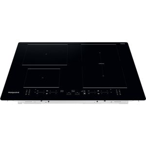 Hotpoint HOB TB 2160B NE Black Induction vitroceramic Frontal top down