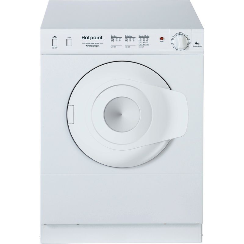 Hotpoint Dryer NV4D 01 P (UK) White Frontal