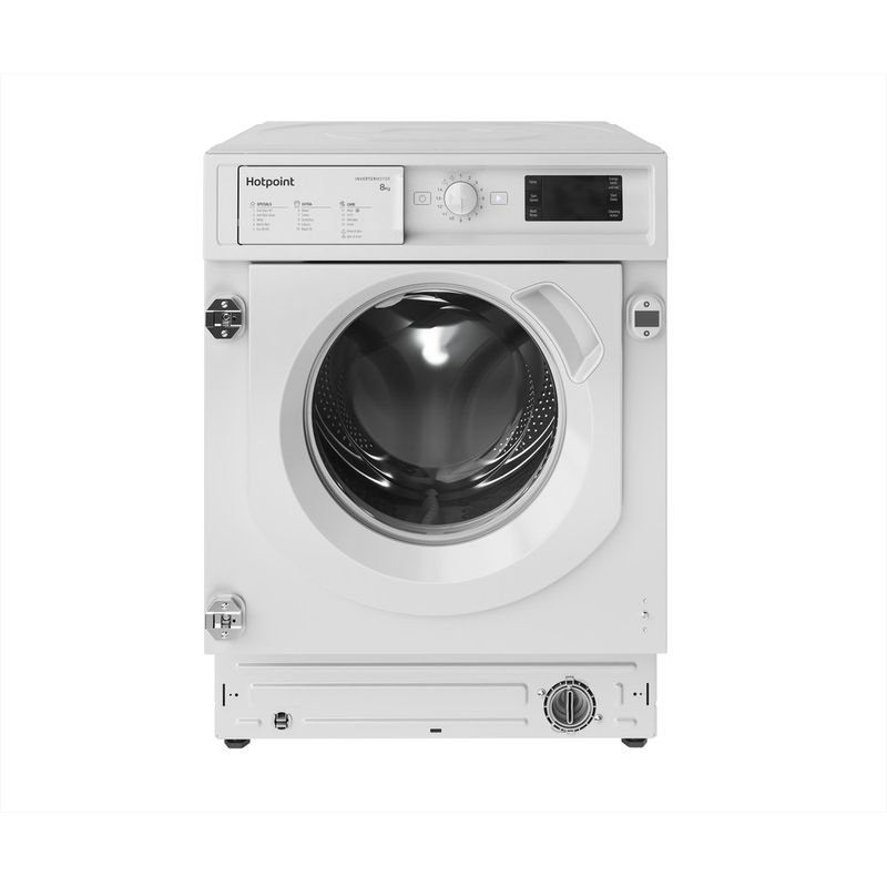 Hotpoint-Washing-machine-Built-in-BI-WMHG-81484-UK-White-Front-loader-C-Frontal