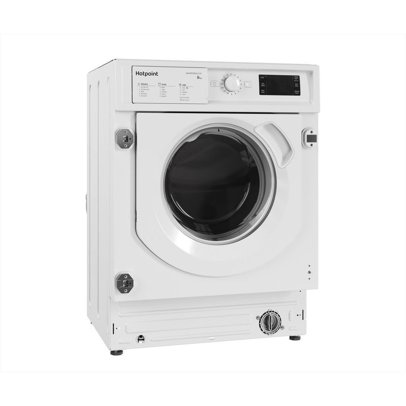 Hotpoint-Washing-machine-Built-in-BI-WMHG-81484-UK-White-Front-loader-C-Perspective