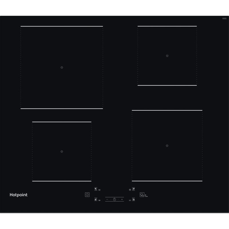 Hotpoint HOB TQ 4160S BF Black Induction vitroceramic Frontal