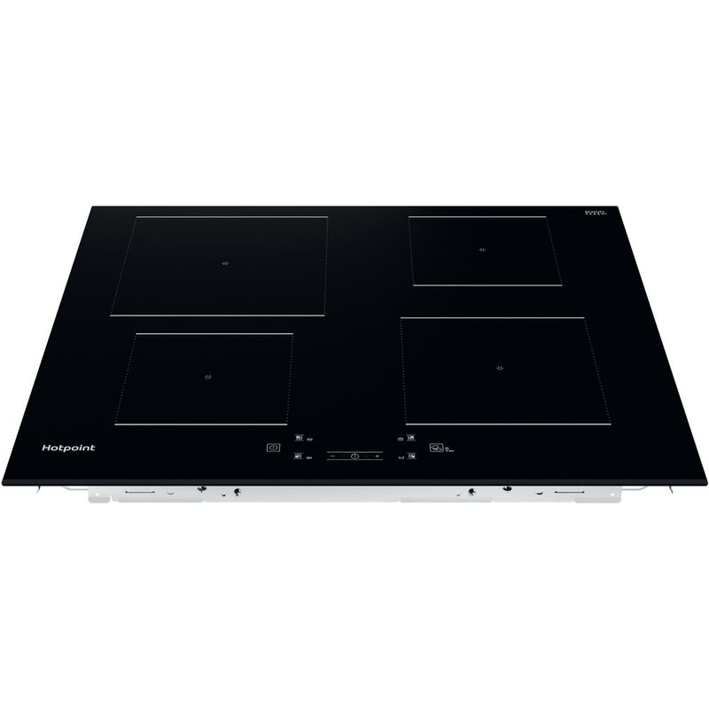 Hotpoint HOB TQ 4160S BF Black Induction vitroceramic Frontal top down