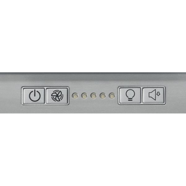 Hotpoint HOOD Built-in UIF 9.3F LB X Inox Island/Ceilling Electronic Control panel
