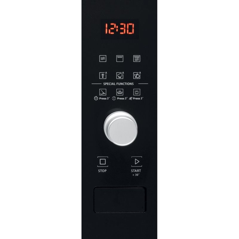 Hotpoint-Microwave-Built-in-MF25G-IX-H-Inox-Electronic-25-MW-Grill-function-900-Control-panel