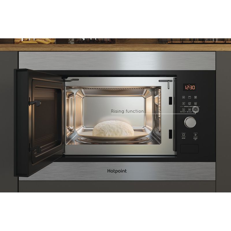 Built in Microwave oven Hotpoint MF20G IX H Hotpoint