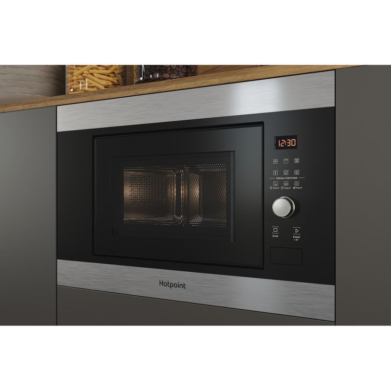 Built in Microwave oven Hotpoint MF20G IX H Hotpoint