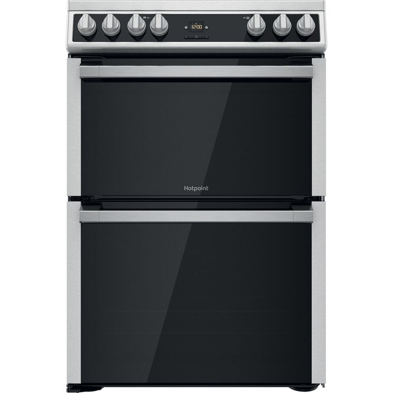 Hotpoint Double Cooker HDT67V9H2CX/UK Inox A Frontal